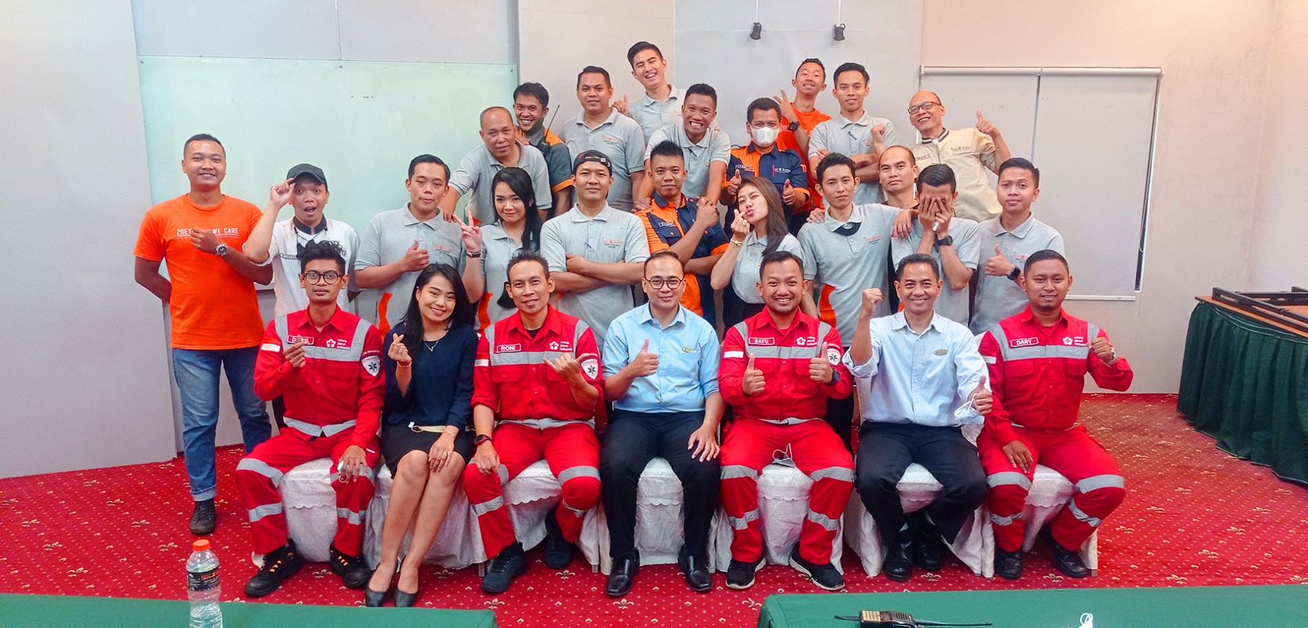 first aid pelatihan diklat PMI PMR KSR relawan balige korps Red Cross Indonesia website